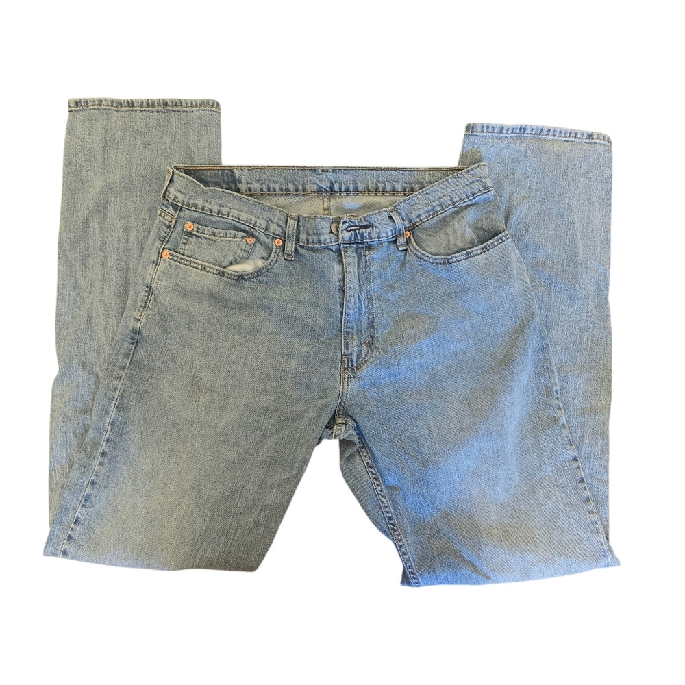 Levis Mens 559 Relaxed Straight Fit Light Wash Demin Jeans